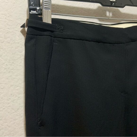 THEORY Wool-blend straight-leg pants size 2 wool 98% Lycra :2% - Picture 4 of 11
